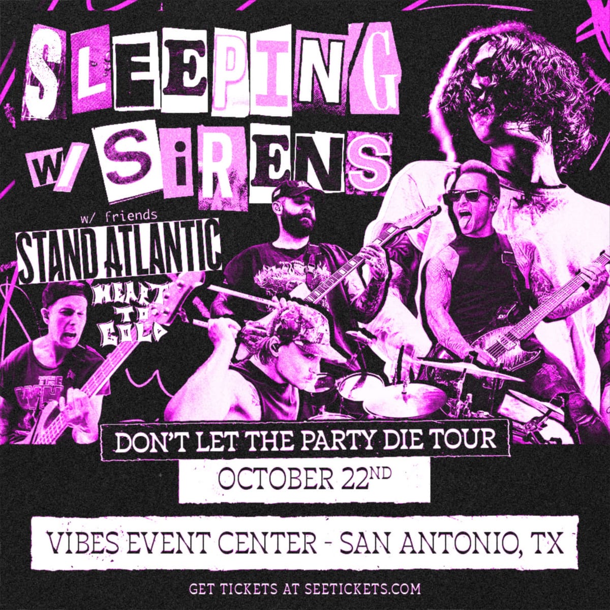 SLEEPING WITH SIRENS TO HIT VIBES EVENT CENTER THIS OCTOBER